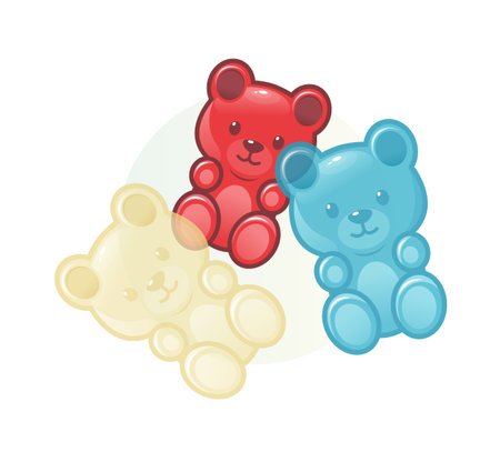 Gummy Bear Candy - Stock Illustration as EPS 10 Fileのイラスト素材