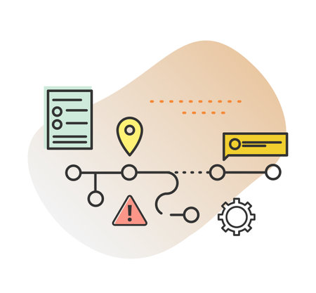 Business Process Timelineのイラスト素材