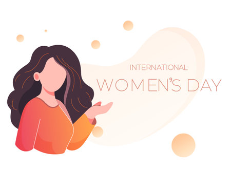International Women's Day - Stock Illustration   as EPS 10 Fileのイラスト素材
