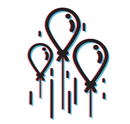 A set of Balloons Icon - Stock Illustration as EPS 10 Fileのイラスト素材