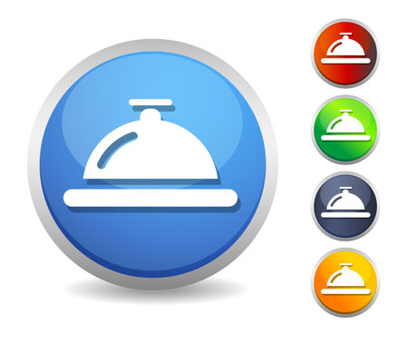 Reception - Call Bell - Stock Icon as EPS 10 Fileのイラスト素材