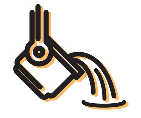 Melt Shop - Foundry Icon as EPS 10 Fileのイラスト素材