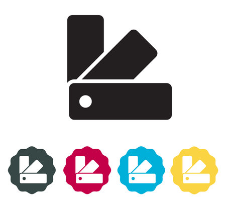 Design Swatches selector tool -  Icon  as EPS 10 Fileのイラスト素材