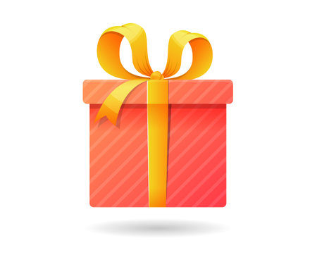 Gift Box Icon Illustration as EPS 10 Fileのイラスト素材