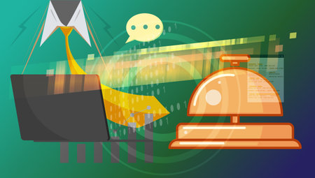 Business Concepts - Appointment with Investor - Illustration as EPS 10 Fileのイラスト素材