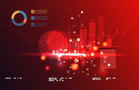 Business Analytics Abstract - Illustration as EPS 10 Fileのイラスト素材