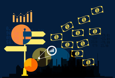 Business Investment Absract Illustration as EPS 10 Fileのイラスト素材