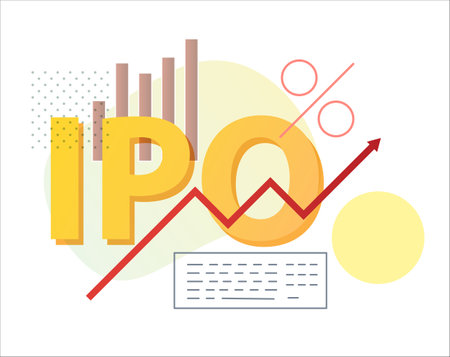 IPO Initial Public Offering - Stock Illustration as EPS 10 Fileのイラスト素材