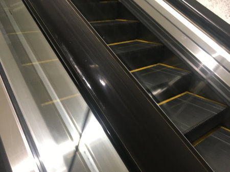 Escalator Motion Background - Stock Image as JPG Fileの写真素材