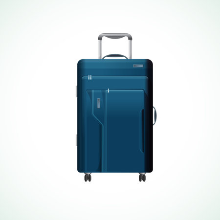 Travel Bag - Stroller Luggage - Icon as EPS 10 Fileのイラスト素材