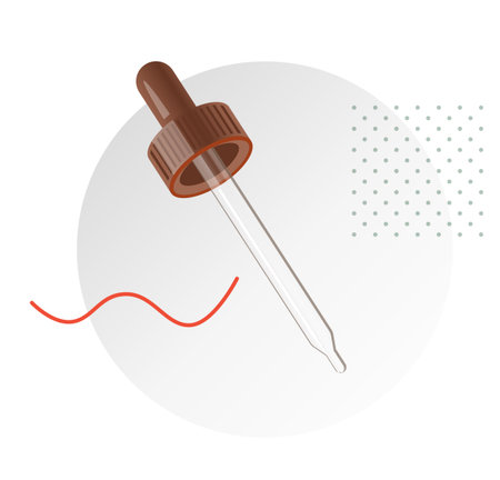 Vaccination - Dropper Mockup - Stock Illustration as EPS 10 Fileのイラスト素材