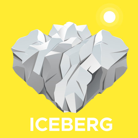 Abstract Iceberg Concept - Stock Illustration as EPS 10のイラスト素材