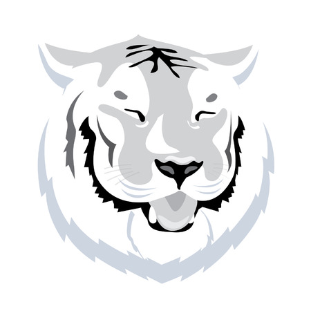 tiger black   whiteのイラスト素材
