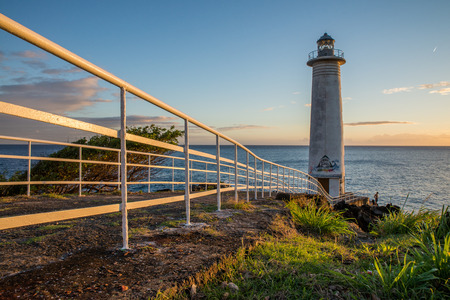 Old Fort's lighthouse, Old Fort, Guadeloupeの写真素材