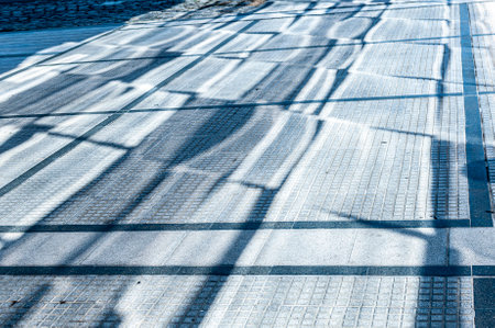 Textures on the tilesの写真素材