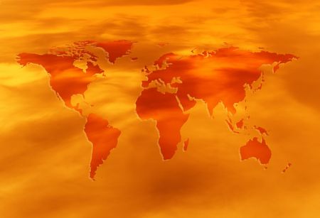 red-hot map of the world