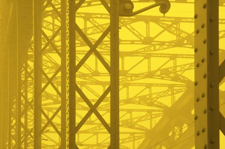 yellow industial backgroundの写真素材