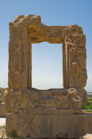 Ruins of ancient city of Persepolisの写真素材