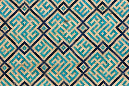 Tiled background, oriental ornaments from Uzbekistanの写真素材