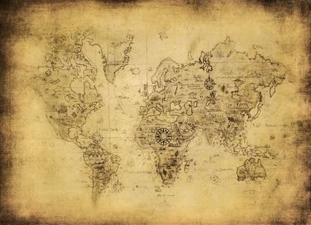ancient map of the world