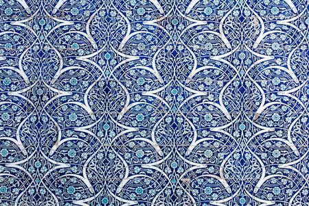 Tiled background, oriental ornaments from Uzbekistanの写真素材