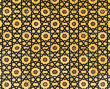 Highly detailed background with oriental ornamentsの写真素材