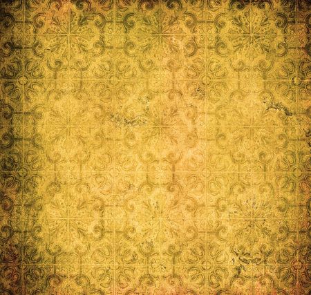 highly detailed image of grunge vintage wallpaperの写真素材