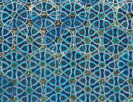 Tiled background with oriental ornaments 