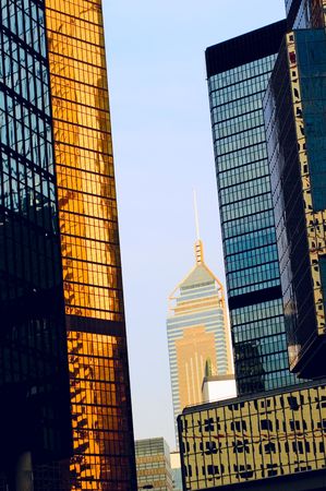 skyscrapers of hongkong