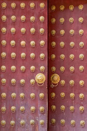 ancient chinese doorの写真素材