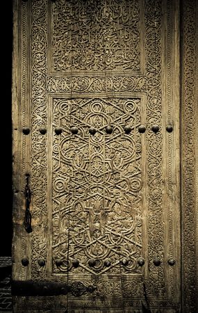 close-up image of ancient doorsの写真素材