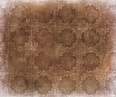 highly detailed image of grunge vintage wallpaperの写真素材
