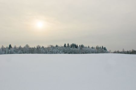 winter landscapeの写真素材