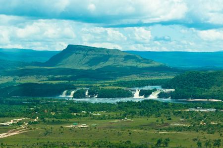 Canaima lagoon, Venezuelaの写真素材