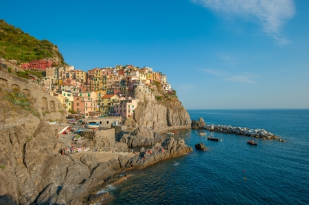 Village of Manarola, Cinque Terre, Italy
