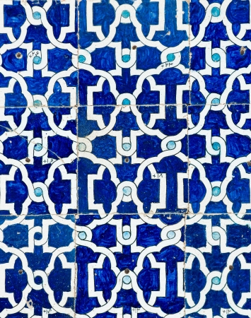 Tiled background with oriental ornaments 