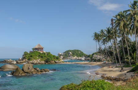 Cabo San Juan, Tayrona national park, Colombiaの写真素材