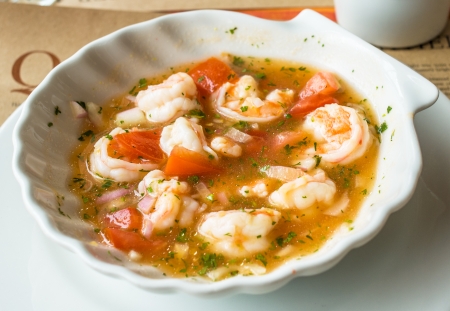 shrimp cevicheの写真素材