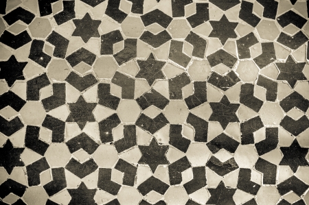 moroccan tile backgroundの写真素材