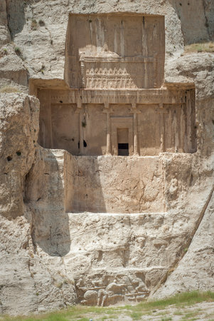 Naqsh-e Rustam ancient necropolis, Pars Province, Iranのeditorial素材