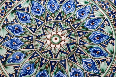 Highly detailed background with oriental ornamentsの写真素材