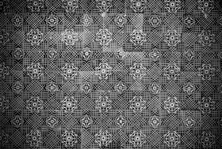 Grunge background with oriental ornaments 