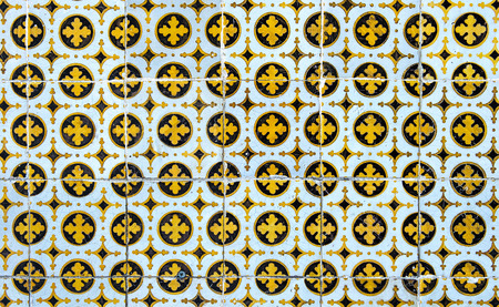 Vintage azulejos, traditional Portuguese tiles
