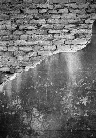 old brick wall, perfect grunge backgroundの写真素材