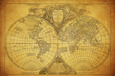 vintage map of the world 1752

のeditorial素材