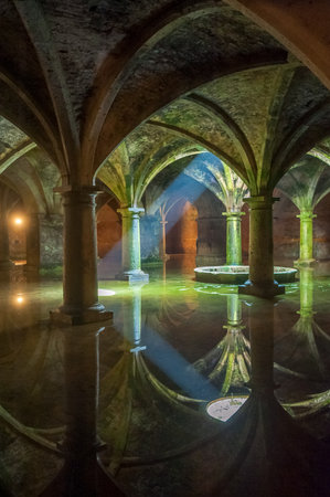 EL JADIDA, MOROCCO - April, 19, 2013: Portuguese Cistern in El Jadida. One of the most important buildings from the Portuguese period in Morocco.のeditorial素材