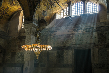 Hagia Sophia interior, Istambul, Turkey