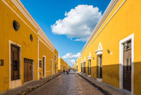 Izamal, the yellow colonial city of Yucatan, Mexicoのeditorial素材