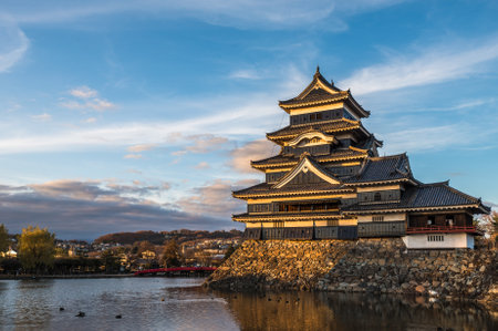 Matsumoto castle, national treasure of Japanのeditorial素材