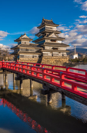 Matsumoto castle, national treasure of Japanのeditorial素材